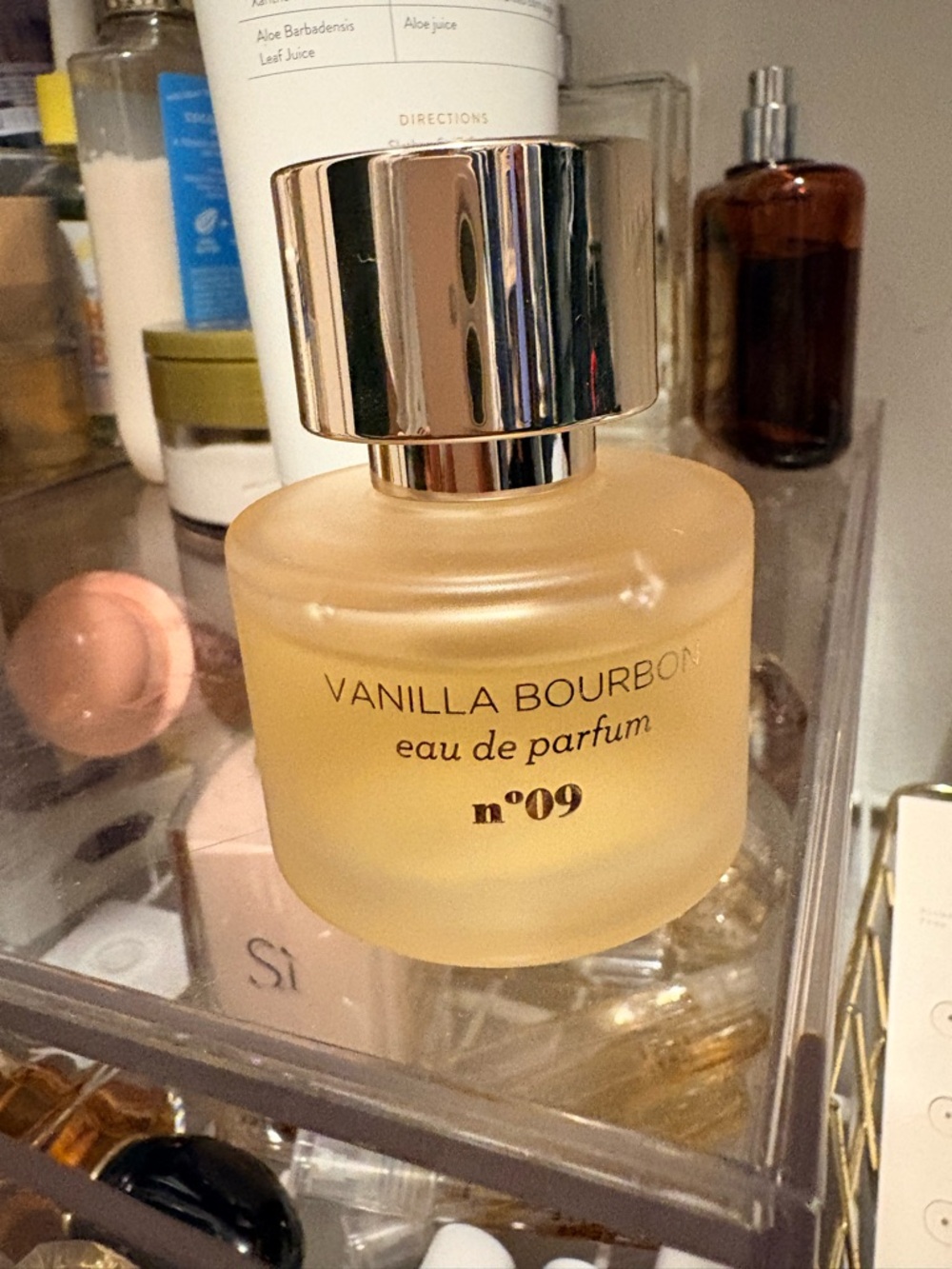 Mixbar Vanilla Bourbon No.09 Eau de Parfum - Frosted Amber Bottle